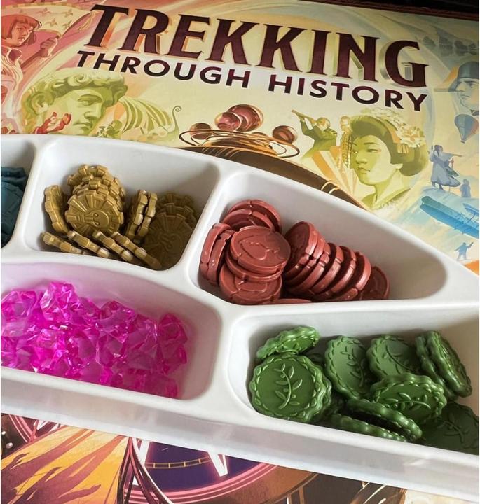 Actual product image Asmodée Trekking Through History (Italian)