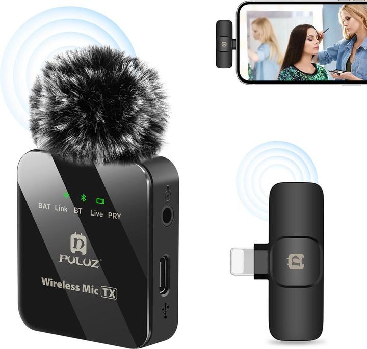 Produktbild Puluz drahtloses Lightning Lavalier Mikrofon