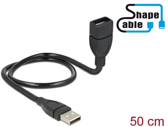 Produktbild Delock USB 2.0 (0.50 m, USB 2.0)