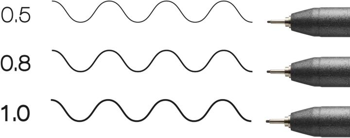 Image du produit Copic Multiliner (Noir, 3 x)