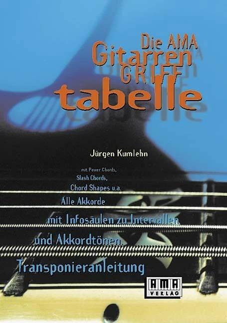 Produktbild Die AMA- Gitarrengrifftabelle (Deutsch, Jürgen Kumlehn, 1992)