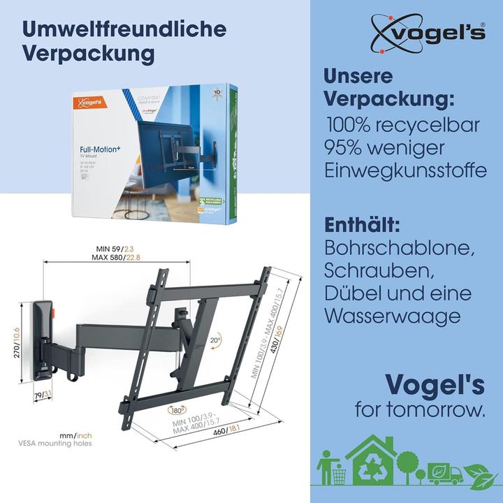Image du produit Vogels TVM 3445 (Mur, 25 kg, 32" - 65")