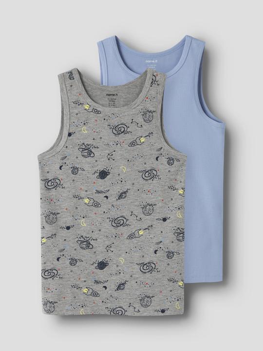 Produktbild Name it Nkmtank Top 2p Grey Space Noos (92)