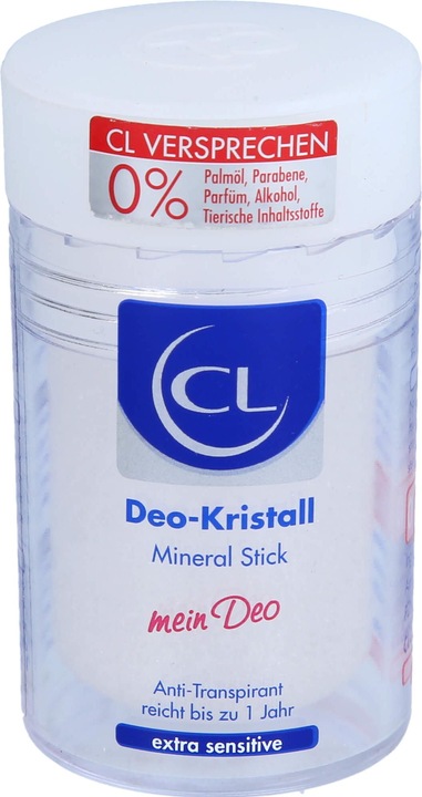 Actual product image Allpharm Deodorant crystal mineral stick travel size, 60 g STI (Stick)