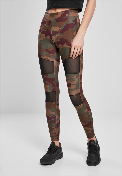 Actual product image Urban Classics Ladies Camo Tech Mesh Leggings (M)