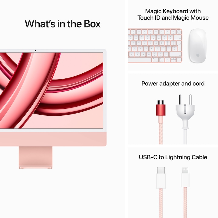 Image du produit Apple iMac 2023 (M3, 8 Go, 256 Go)