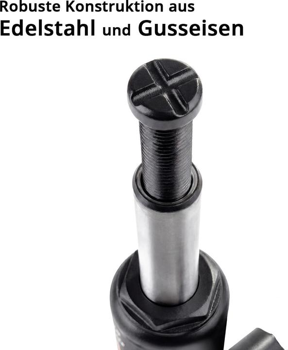 Produktbild Stahlwerk Hydraulikheber 10 Tonnen Hubkraft 200-405 mm Stempelwagenheber Autoheber Wagenheber