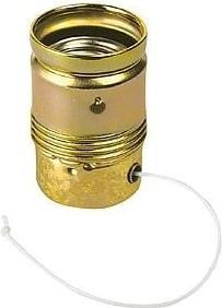 Actual product image Electroplast 2000N03E Metal socket E27 with pull switch ms. 2 PCS.