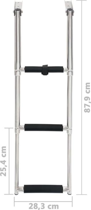 Produktbild vidaXL Badeleiter