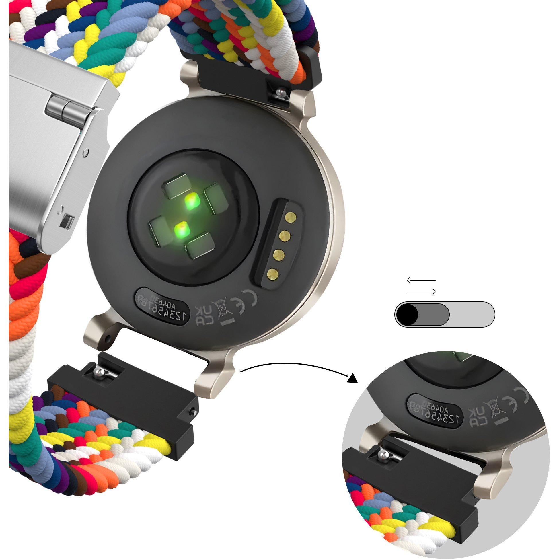 Thumbnail - Bandz Nylonarmband (Nylon, Lily), Uhrenarmband