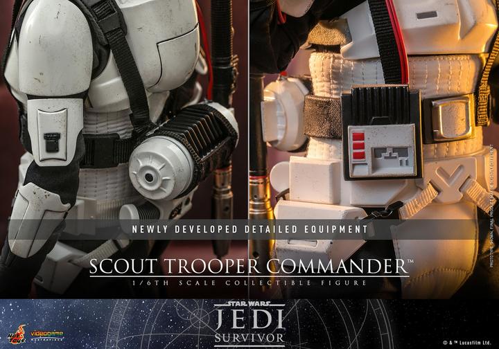 Actual product image Hot Toys Star Wars: Jedi Survivor figurine Videogame Masterpiece 1/6 Scout Trooper Commander