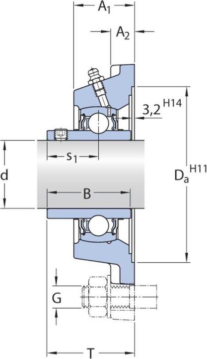 Produktbild SKF Y-Flanschlagereinheiten (Lagergehäuse)