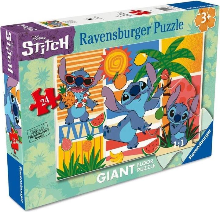 Productafbeelding Ravensburger 24 Giant Floor Puzzle - Stitch (24 onderdelen)
