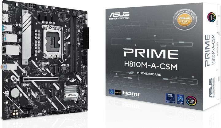 Productafbeelding ASUS PRIME H810M-A-CSM (Socket S1, Intel H810, mATX)