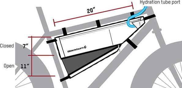 Produktbild Blackburn Outpost Frame (6.95 l, Rahmentasche)