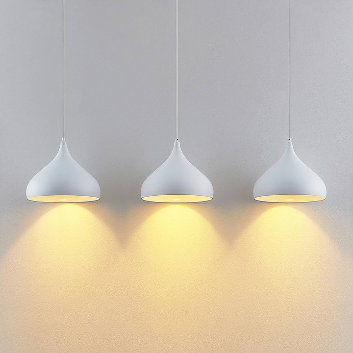 Actual product image Lindby Elamira pendant light White (E27)