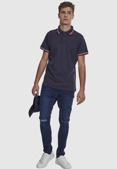 Produktbild Urban Classics Double Stripe Poloshirt (M)