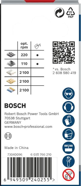 Immagine prodotto Bosch Professional Zubehör Sega a tazza PRO Multi Material PC Plus, 40 mm (40 millimetri)