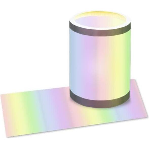Ursus, Bastelpapier, Laternenzuschnitte Regenbogen pastell Transparentpapier 115g/qm 20x50cm VE=25 Blatt (115 g/m², 25 x...