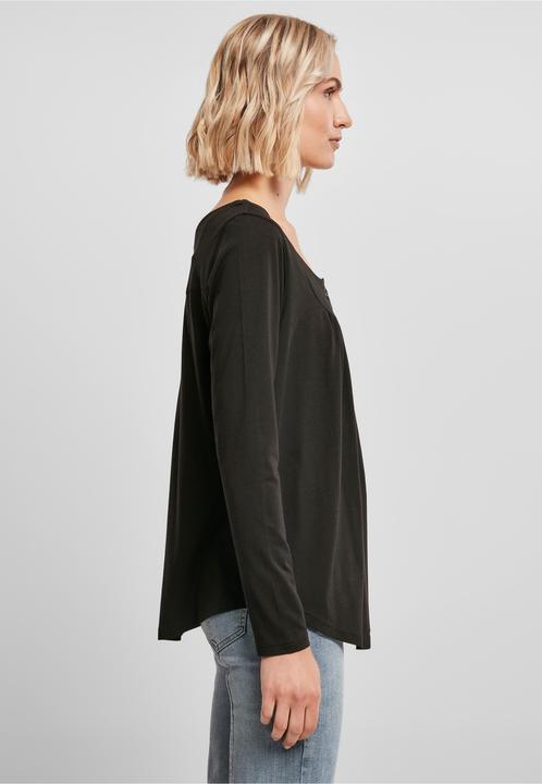 Produktbild Urban Classics Ladies Viscose Button Up Longsleeve (S)
