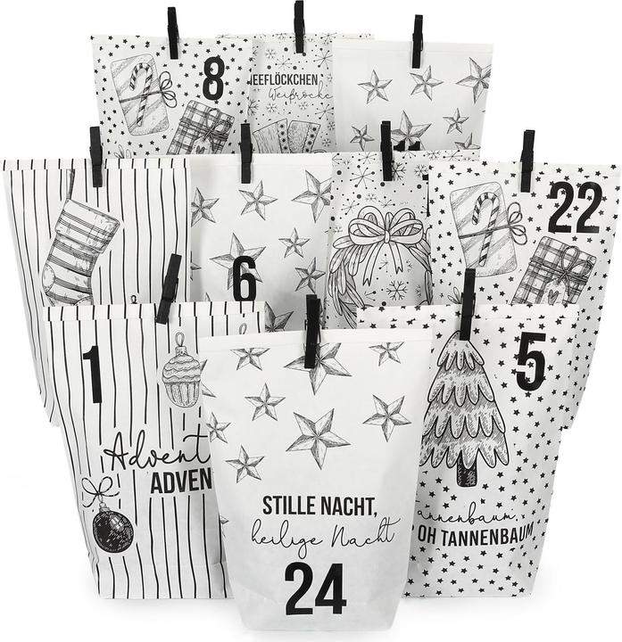 Papierdrachen Set di Natale