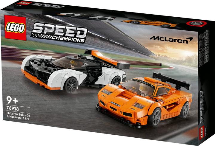 Produktbild LEGO McLaren Solus GT & McLaren F1 LM (76918, LEGO Speed Champions)