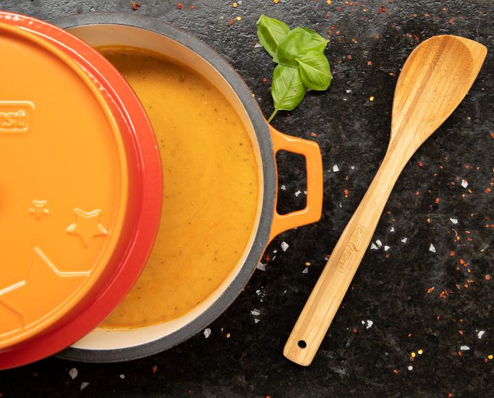 Actual product image Grillfürst Dutch Oven without feet - enamelled - DO4 - orange