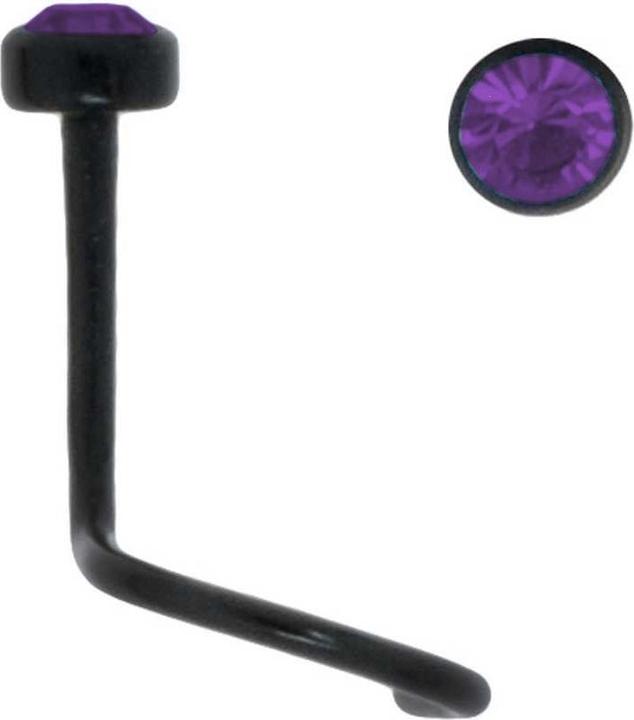 Actual product image Bijouteria Nose piercing (Bioplastic, Crystal)
