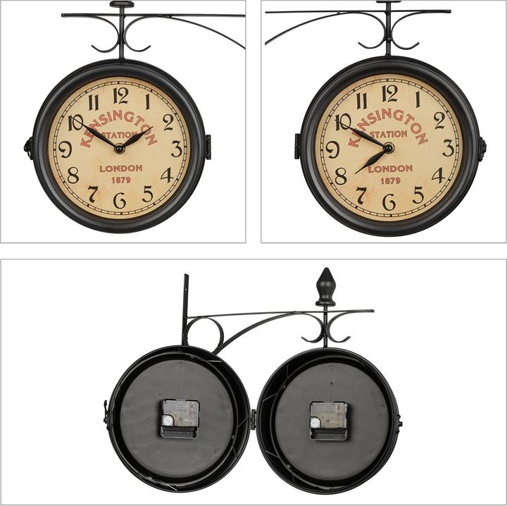 Actual product image Relaxdays Station clock (34 cm)