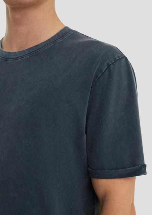 Produktbild s.Oliver T-Shirt Gewaschenes Basic-T-Shirt (M)