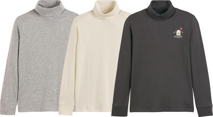 Produktbild La Redoute Collections 3er-Pack Rollkragen-Shirts zum Unterziehen (152)