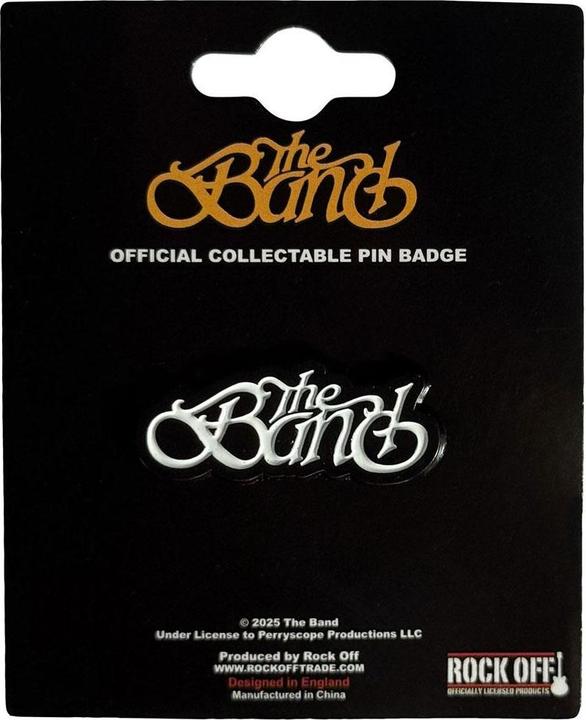 Actual product image The Band Pin Logo Badge