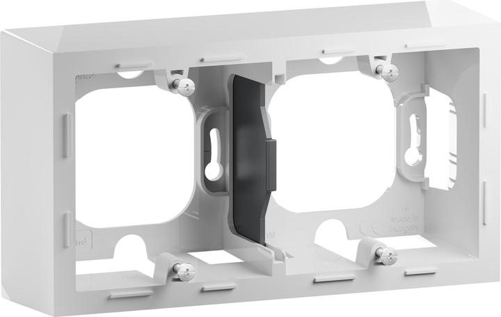 Legrand Boîtier AP SEANO double en 765199 de couleur ultra blanche