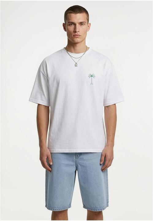 Produktbild Urban Classics Palm Logo Loose Tee white S (S)