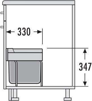 Produktbild Hailo Raumspar-Tandem-S 50 (30 l)