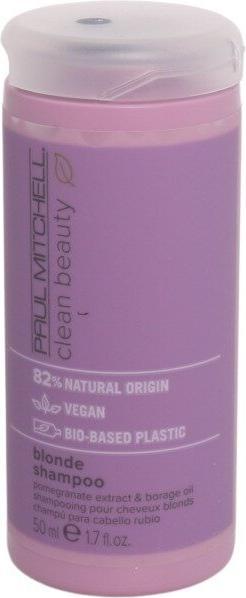 Actual product image Paul Mitchell Clean Beauty Blonde Shampoo 50 ml (50 ml, Silver shampoo)
