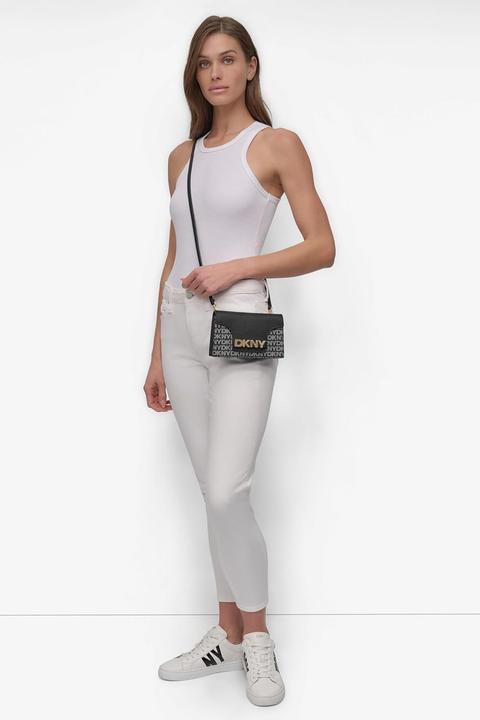 Productafbeelding DKNY Avril Umhängetasche Leder 19 cm