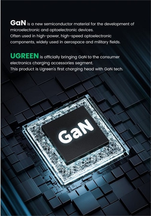 Actual product image Ugreen Quick charger (65 W)