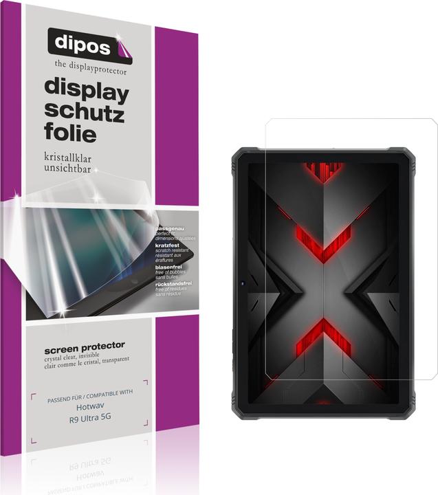 Actual product image Dipos Screen Protector Crystalclear for Hotwav R9 Ultra 5G