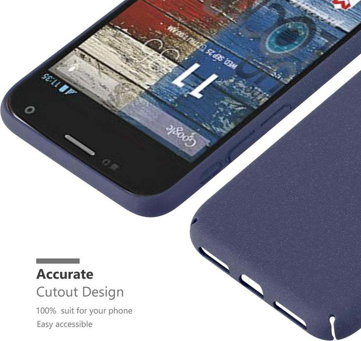 Actual product image Cadorabo Hard Cover Frosty Cover (Motorola Moto G2 (2nd Gen))