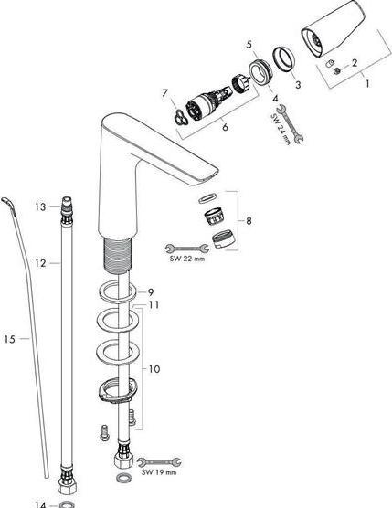 Image du produit hansgrohe EH-WT-MI TALIS E 150