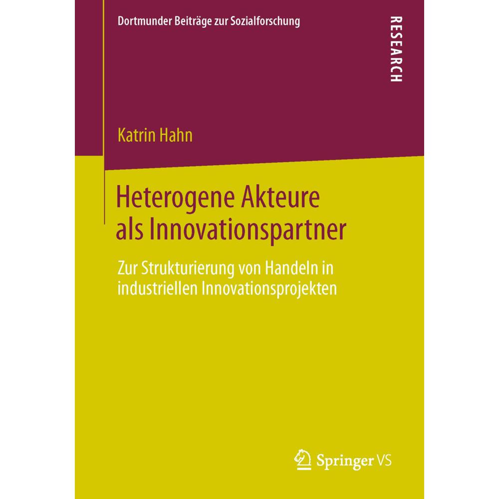 Heterogene Akteure als Innovationspartner, Fachbücher von Katrin Hahn