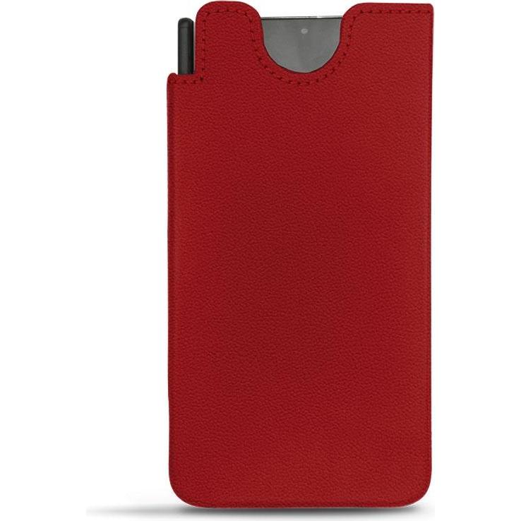 Noreve Lederschutzhülle (Samsung Galaxy S21 Ultra), Smartphone Hülle, Rot