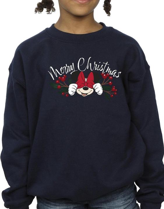 Produktbild Disney Minnie Mouse Christmas Holly Sweatshirt Mädchen (104)