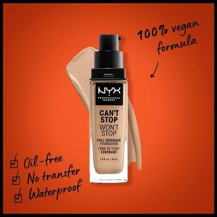 Produktbild NYX Professional Make-Up Can't Stop Won't Stop (8 True Beige)