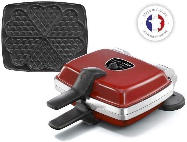 Actual product image Lagrange Reversible Waffle Maker with Removable Plates, Homogeneous Cooking, Retro Style