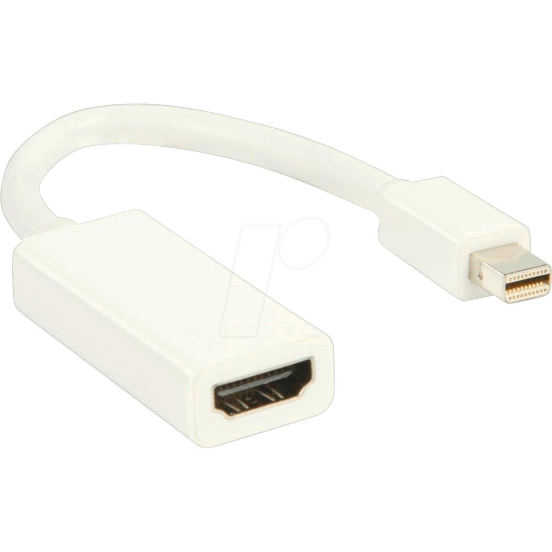 Thumbnail - Nedis Mini DisplayPort - HDMI Adapter (0.20 m, DisplayPort, HDMI), Video Kabel