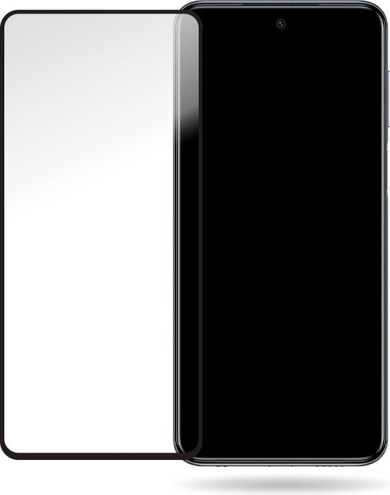 Actual product image Mobilize Black frame glass (1 Piece, Xiaomi Redmi Note 9S, Xiaomi Redmi Note 9 Pro)