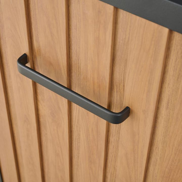 Produktbild Siena Garden SABANO Kissenbox 135x59x75cm Alu, matt-anthrazit, HT woodlook