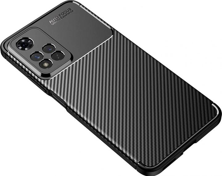 Produktbild Screenguard Xiaomi Redmi Note 11 Pro+ 5G Hülle Carbon Design TPU Case (Xiaomi Redmi Note 11 Pro+ 5G)